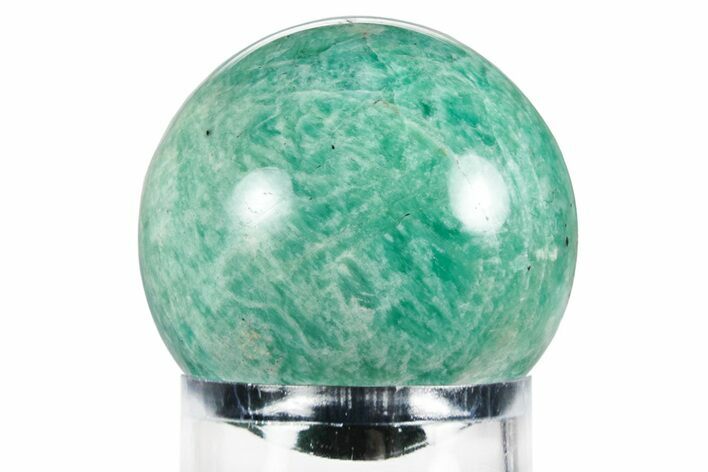 Chatoyant, Polished Amazonite Sphere - Madagascar #238430